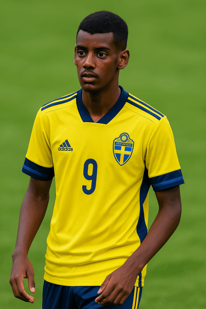 Isak alexandr on footbal field